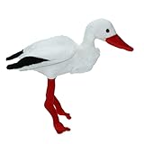 Cornelißen - 1017208 - Storch, Plüsch, 21cm, mit Hänger, Stofftier, waschbar