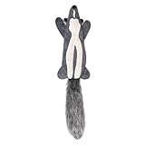 JACK AND VANILLA, 40 cm großes Stinktier-Plüschtier, von der Natur inspiriertes Design, weich und langlebig, ideal für Hunde, waschbar, ideal für interaktive Spiele, Modell Forest Fluff