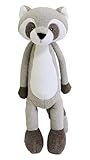 Inwolino 7733 - Schlenkerwaschbär Walter, grau, 32 cm, Kuscheltier, Waschbär