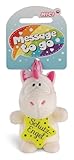 NICI Anhänger Einhorn Theodor Schutzengel, 8 cm, Weiß/Pink