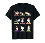 Meerschweinchen Yoga T-Shirt Lustiges Yoga Posen Sport Shirt