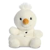 Aurora World Aurora, 99130, Palm Pals Schneemann, 13cm, Plüschtier, Weiß