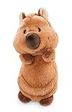 Kuscheltier Quokka-Mola 22cm – Nachhaltiges Plüschtier für Mädchen, Jungen & Babys-Flauschiges Stofftier zum Kuscheln & Spielen – Kuscheliges Schmusetier I Wild Friends GO GREEN Kollektion