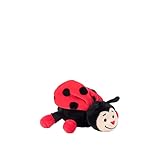 Schaffer 4341 Kuscheltier Marienkäfer Bolle XS, 13 cm, schwarz-rot