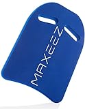 MAXEEZ® Schwimmbrett für Erwachsene & Kinder [ab 15 kg] - Schwimmhilfe zur Verbesserung des Schwimmstils - Kickboard mit idealem Auftrieb - kein Aufsaugen von Wasser