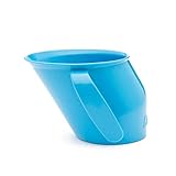 Doidy Cup - Offener Trinklernbecher für Babys & Kleinkinder - einzigartige schräge Form -  mit Henkelgriffen - Becher für Milch, Wasser & Saft zum Zufüttern/ beim Abstillen - Für Babys ab 3 Monaten (Blau)