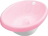 Sobble Pink – Original gepolsterte Baby-Badewanne, sicher und bequem, flexibler, verstellbarer Baby-Sitzstopper, für 0 bis 18 Monate, Isolierung hält Wasser warm, BPA-frei, 4 Farben