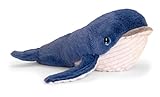 Lashuma Plüschtier Wal, Kuscheltier Blauer Fisch, Stofftier Keel Toys 25 cm