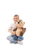 NICI Kuscheltier Biber Harry Woodsnacker 45cm - braun - Weiches Plüschtier – niedliches Stofftier zum Kuscheln & Spielen – tolle Geschenkidee für Kinder & Erwachsene - 62273