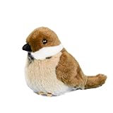 Teddys Rothenburg Kuscheltier Spatz Vogel braun/beige 13 cm Plüschvogel Plüschtier