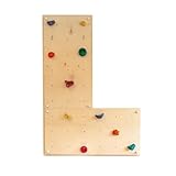 Gartenpirat Kletterwand Indoor IW2 ca. 1,30 m² mit Zwei Wandplatten 114 x 57 cm 10 bunten Klettersteinen und Montagematerial für Kinder und Erwachsene