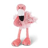 NICI 46913 Kuscheltier Flamingo 20cm Plüschtier für Mädchen, Jungen & Babys – Flauschiges Stofftier zum Kuscheln & Spielen – Kuscheliges Schmusetier der Zoo Friends Kollektion