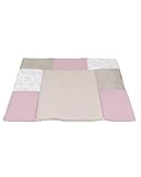 ULLENBOOM ® Wickelauflagenbezug 75x85 cm Märchenwald (Made in EU) - abnehmbarer Bezug für Wickelauflage 85x75, Baby Überzug für Wickelunterlage aus Baumwolle, Wickelbezug für Wickeltisch