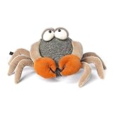 sigikid 43213 Beasts by KUSCHELTIERE MIT PERSÖNLICHKEIT Plüschtier, grau/beige/orange/Krebs