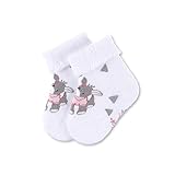 Sterntaler Baby - Mädchen 8301888 Socken, Weiß, 16 EU