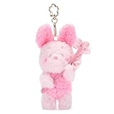 Disney Store Official Japan - Winnie Puuh - Ferkel - Sakura - Schlüsselanhänger mit kleinem Kuscheltier - Plüschtier mit Schlüsselring - 15 cm