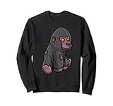 Gorilla Kuscheltier Motiv Affe Sweatshirt