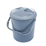 Rotho Babydesign Windeleimer Bella Bambina – Geruchsdichter Windelbehälter aus recyceltem Kunststoff, hygienisch & umweltfreundlich, Blau
