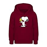 Spreadshirt Peanuts Snoopy Und Woodstock Teenager Hoodie, 9/11 Jahre