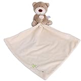 YeahiBaby Schnuffeltuch Bär Form Schmusetuch für Baby Neugeborenen Plüschtiere Decke (Weiß)