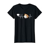 Herzschlag Meerschweinchen Mama T-Shirt