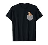 Eichhörnchen in Brusttasche Lustiges Eichhörnchen T-Shirt