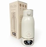 My Relief - Akku Thermoskanne 18000mAh 35-85 °C Einstellbar - Tragbarer Flaschenwärmer - Erwärmt Wasser Milch oder Heißgetränke