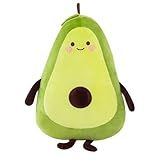 DASIAUTOEM Plüsch Avocado Spielzeug, Reizendes Obst Plüschtier Puppe Kissen Kissen Geeignet Avocado Frucht Plüsch Spielzeug Umarmungskissen Geburtstagsgeschenk für Kinder Mädchen und Jungen (35CM)