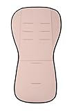 Altabebe (AL3005L-22) Sitzauflage Buggy Einlage Kinderwagen Zubehör - Wendbar - 3D Mesh - Baby Sitzauflagen und Unterlage 75x35 cm. Farbe: beige/weiß