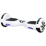 Robway W1 Hoverboard | 𝐃𝐀𝐒 𝐎𝐑𝐈𝐆𝐈𝐍𝐀𝐋 ® Hoverboards für Kinder Jugendliche & Erwachsene - APP Steuerung - 𝟮 x 𝟯𝟓𝟬 Watt Motoren - Self-Balance Funktion - Bluetooth (Weiß)