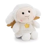NICI Kuscheltier Schutzengel Schaf 12cm in Geschenkbox 12x6,5x9,5cm - beige - Weiches Plüschtier – niedliches Stofftier zum Kuscheln & Spielen – tolle Geschenkidee für Kinder & Erwachsene | 61891