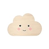Reer lumilu Silhouette Light Cloud, süßes Wolken-Wandlicht, tolles Taufgeschenk, Geburtstags-Geschenk für Jungen und Mädchen, braun, 1 Stück (1er Pack), 52167
