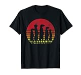Retro Erdmännchen Silhouette T-Shirt