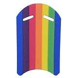 DINESA Schwimmbrett für Kinder und Erwachsene, Regenbogen-Schaumstoff, Schwimmbrett, Schwimmbrett