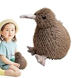 Kiwi Bird Plüschtier Kiwi Bird – Kuscheltier Vogel aus Plüsch, weiches Kissen, Vogel, kuschelig, für Weihnachtsferien