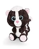 NICI Glubschis: Das Original – Glubschis Stinktier Suppi 25 cm – Kuscheltier Stinktier mit großen Augen – Flauschiges Plüschtier mit großen Glitzeraugen – Schmusetier für Kuscheltierliebhaber – 45570