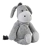 Warmies® Wärmekissen/Stofftier 'Pure Esel grau' herausnehmbare Hirse Lavendelfüllung 33cm 500g (exklusives Warmies-Design für Greenlife Value)