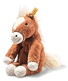 Steiff 75865 Tiere Soft Cuddly Friends Gola Schlenker-Pferd-27 cm-Kuscheltier für Kinder-weich & kuschelig-waschbar-rotbraun (075865)