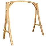 Holzgestell Gestell für Hollywoodschaukel aus Holz Lärche T/B/H ca. 205x105x198 cm für Innen und Außen