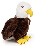 Uni-Toys - Weißkopfseeadler Plushie - 12 cm (Höhe) - Plüsch-Adler, Vogel - Plüschtier, Kuscheltier