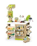 Smoby - Supermarkt Fresh Market - Bio-Supermarkt mit Spielkasse, Einkaufswagen, viel Zubehör und Elektronischen Funktionen, für Kinder ab 3 Jahren