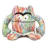 Farbenmonster Plushie, Bunte Monster Plüschtier für eine fröhliche und unbeschwerte Stimmung, Halloween oder birthday decorations Monster Kuscheltier Geschenke für Jungen oder Mädchen.(9.8Zoll)