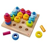 Farbkringel Steckspiel - Sortier- und Motorikspielzeug aus Holz (HABA)