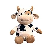 Kuh-Plüschtier, 40,6 cm, Plüschtier-Überwurf, Plüschkissen, weich, flauschig, umarmendes Kissen – Geschenk für jedes Alter und jeden Anlass