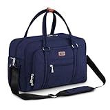 WELAVILA Wickeltasche – große wandelbare Babytaschen mit Wickelunterlage und isolierten Taschen für Mama und Papa – Unisex-Multifunktions-Reise-Wickeltasche – Reise-Wickeltasche – Marineblau –