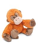 NICI ZOO FRIENDS Kuscheltier Orang Utan 20cm schlenkernd - Niedliches Stofftier zum Kuscheln und Spielen, Plüschtier für Schmusetierliebhaber - 49816