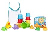 16-teiliges Badespielzeug-Set mit Stapelbechern, Spritztieren... (Playgro)