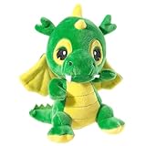 Heunec 379374 Drache Knuffi Plüschtier, grün
