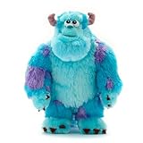 Disney Store Offizielles Sulley Kleines Kuscheltier, Die Monster AG, 24 cm, Plüschfigur mit Filzkrallen und Gepolsterten Hörnern, Geeignet ab Geburt