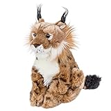 Teddys Rothenburg Luchs 25 cm sitzend braun gefleckt Stofftier Plüschtier Plüschluchs Stoffluchs